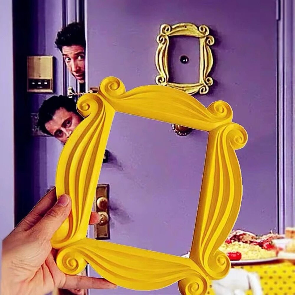 Friends TV Show Monica’s Yellow Peephole Door Frame – Wall Décor | Free Shipping